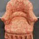 Toad armchair upholsterer cashmere fabric