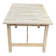 Table à manger scandinave rénovée en chêne 145-200cm