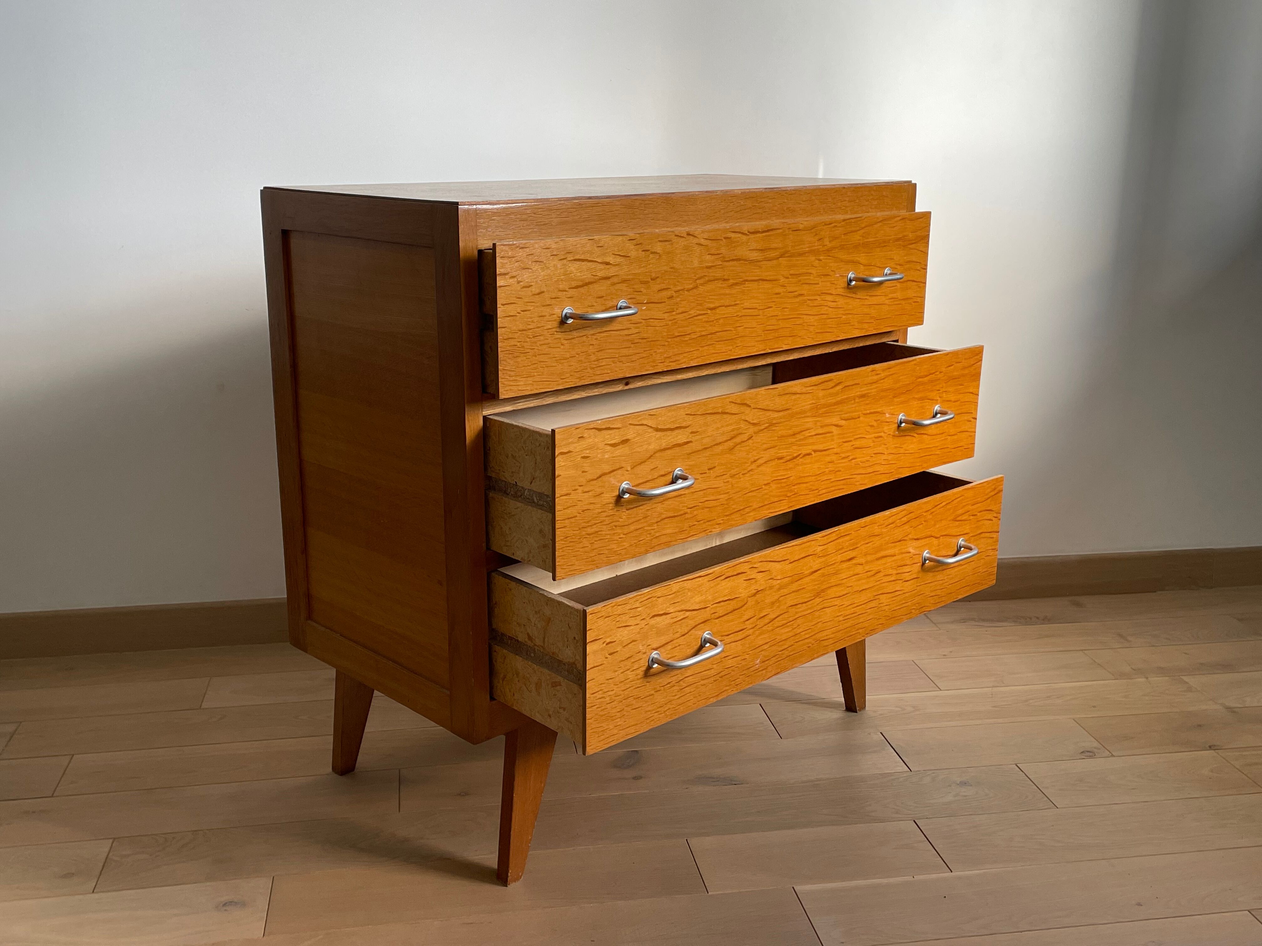 Chest of drawers 3 drawers compass feet
