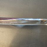 Flared cup in bubbled Murano crystal
