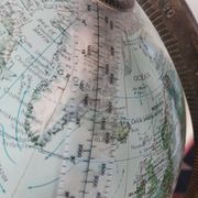 Globe terrestre, années 60/70 .