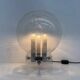 Limburg Glashütte glass table lamp, 1970s
