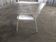 Vintage garden metal armchair