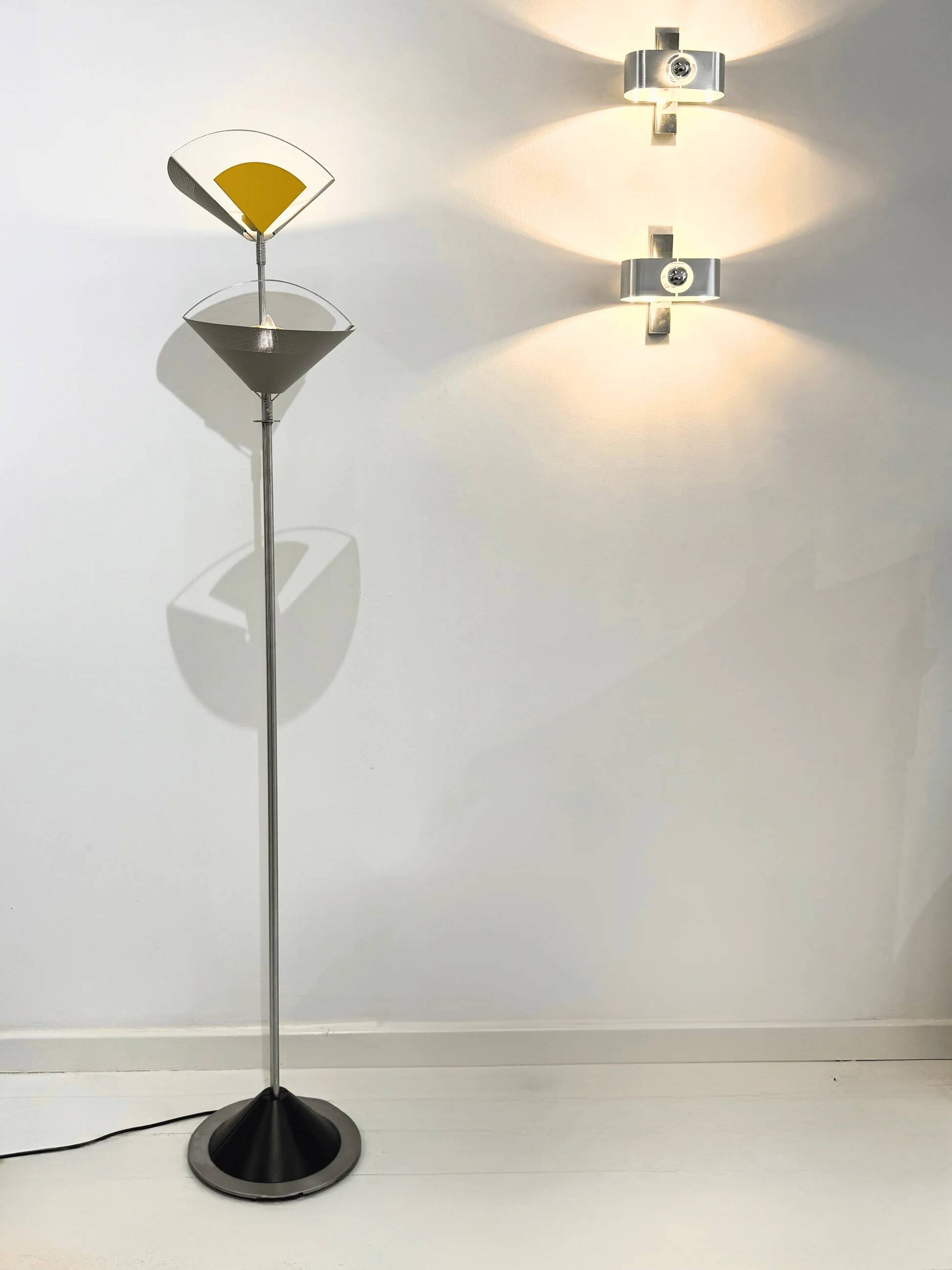 Floor lamp "Sintheto Terra D", F. Porsche, Luci Italia, 1984