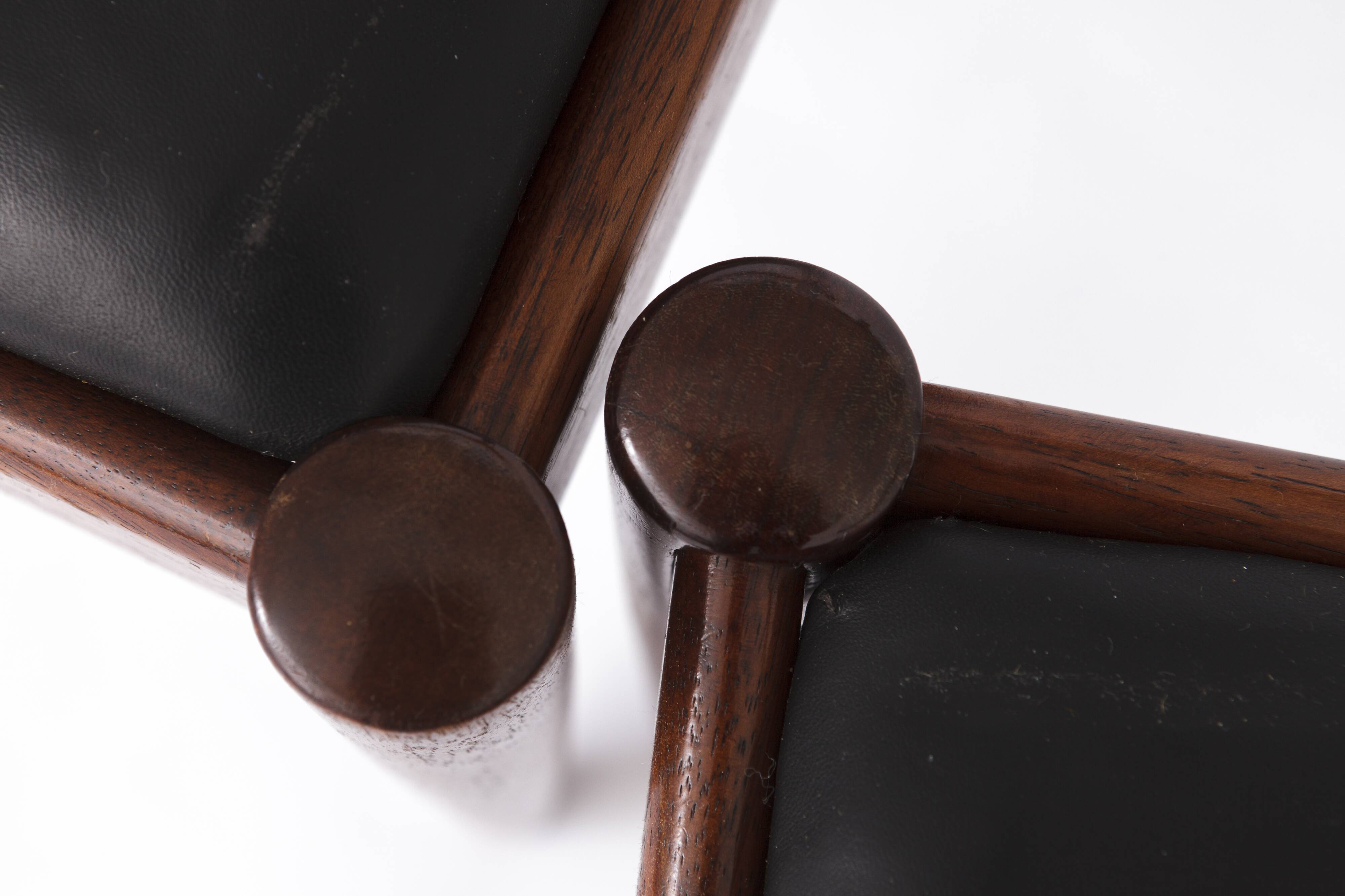 2 of 6 Vintage Chairs 1960s by Alfred Hendrickx for Belform