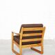 Danish Modern Pine  Armchair & Stool  by C. F. C. Silkeborg
