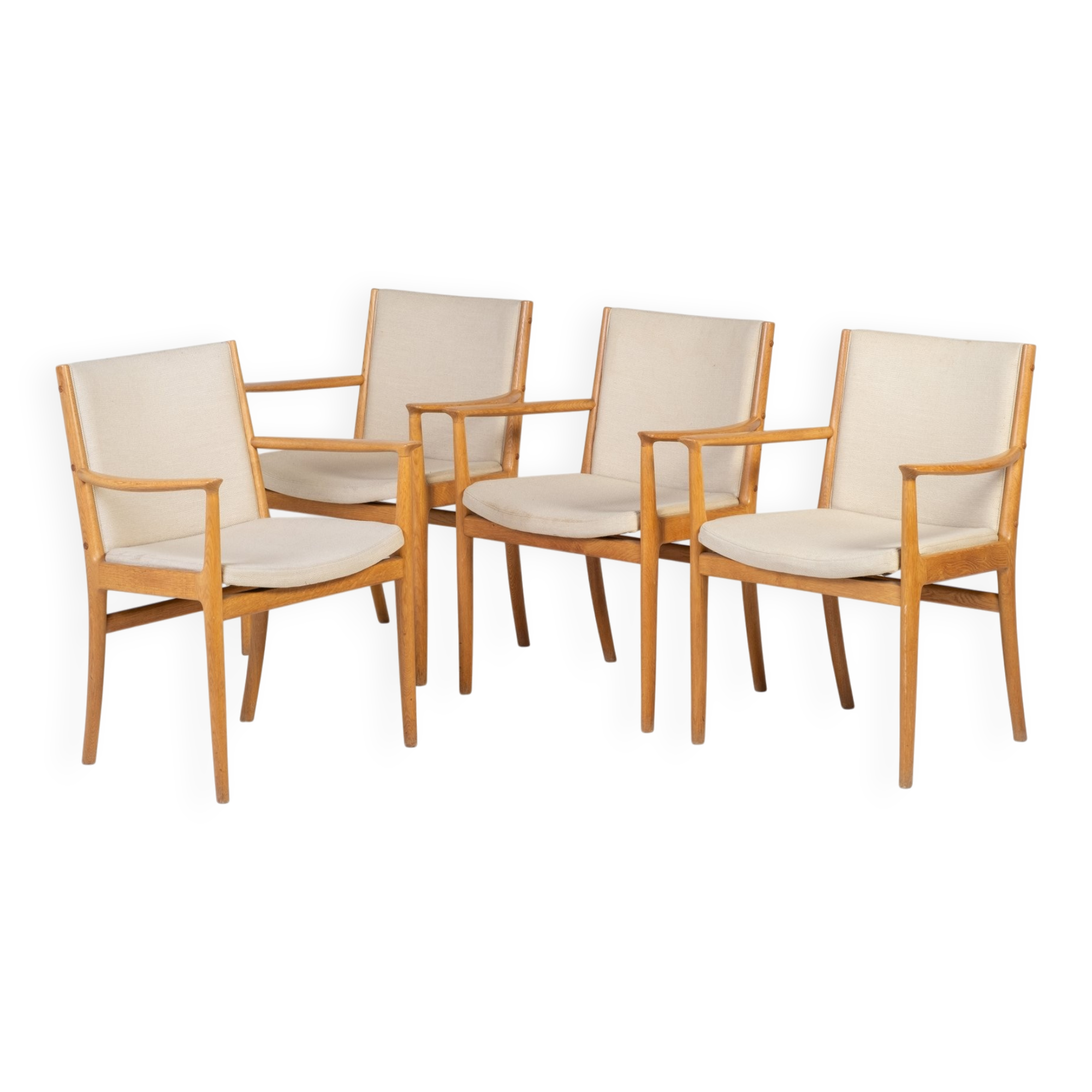 Armchairs by Kai Lyngfeldt Larsen for Søren Willadsen, Denmark, 1950s, Set of 4