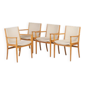 Fauteuils par Kai Lyngfeldt Larsen pour Søren Willadsen, Danemark, 1950s, Set de 4