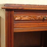 Art Deco period bedside table with marble top