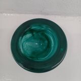 Cendrier en verre de Murano vert
