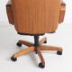 Fauteuil de bureau vintage en cuir