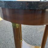 Gueridon side table empire style marble top