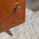 Scandinavian vintage office of the 60s light oak