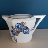 Service of cups and milk jar in fine porcelain from Limoges Art Deco