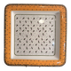 Large Square Plate Geneviève Lethu Mado Floral Decor 37x37cm