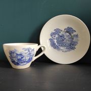 French Vintage Luneville porcelain coffee set