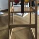 Gärsnäs high chair "robust" made of solid beech wood and leather.