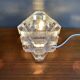 Glass table lamp by Peill & Putzler 1960s Ice cube series