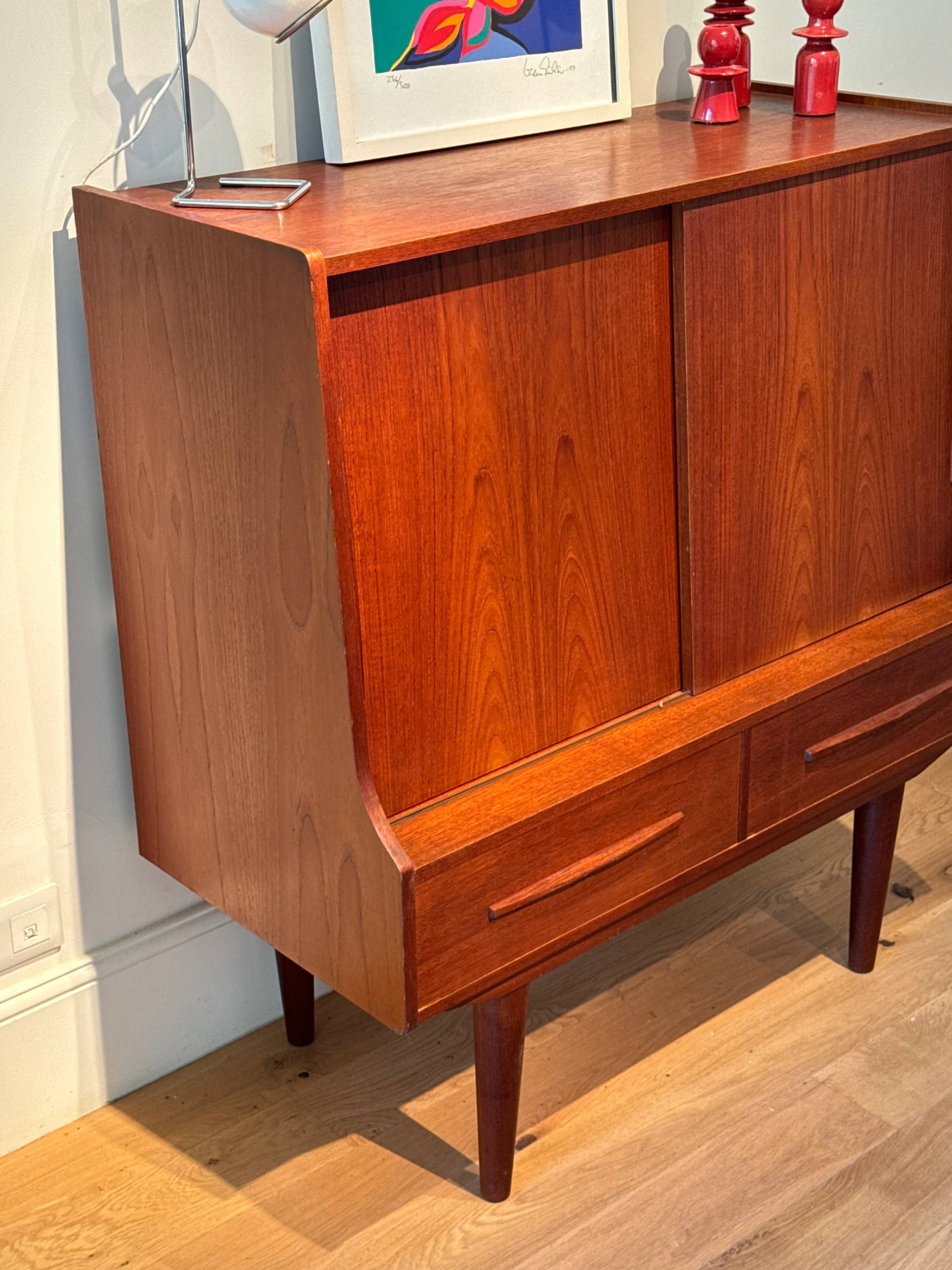Buffet scandinave vintage en teck "Mads"