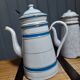 Old enameled coffee pot