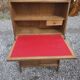 Bureau secrétaire scandinave en chêne des années 60