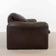 Cassina Maralunga 3seat-Sofa in darkbrown leather by Vico Magistretti