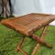 Table basse pliante bambou