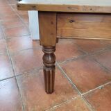 Table basse ancienne avec 1 tiroir