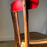 Pair of red Fischel chairs