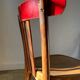 Pair of red Fischel chairs