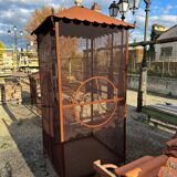 Handcrafted wrought iron aviary