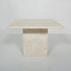 Set of 3 vintage travertine coffee tables, italy, 1970