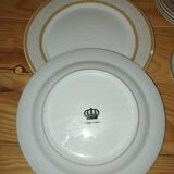 set of antique porcelain tableware from Austria – gilding –