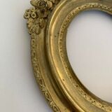 Bronze frame gild napoleon iii xix floral decoration