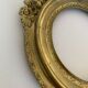Bronze frame gild napoleon iii xix floral decoration