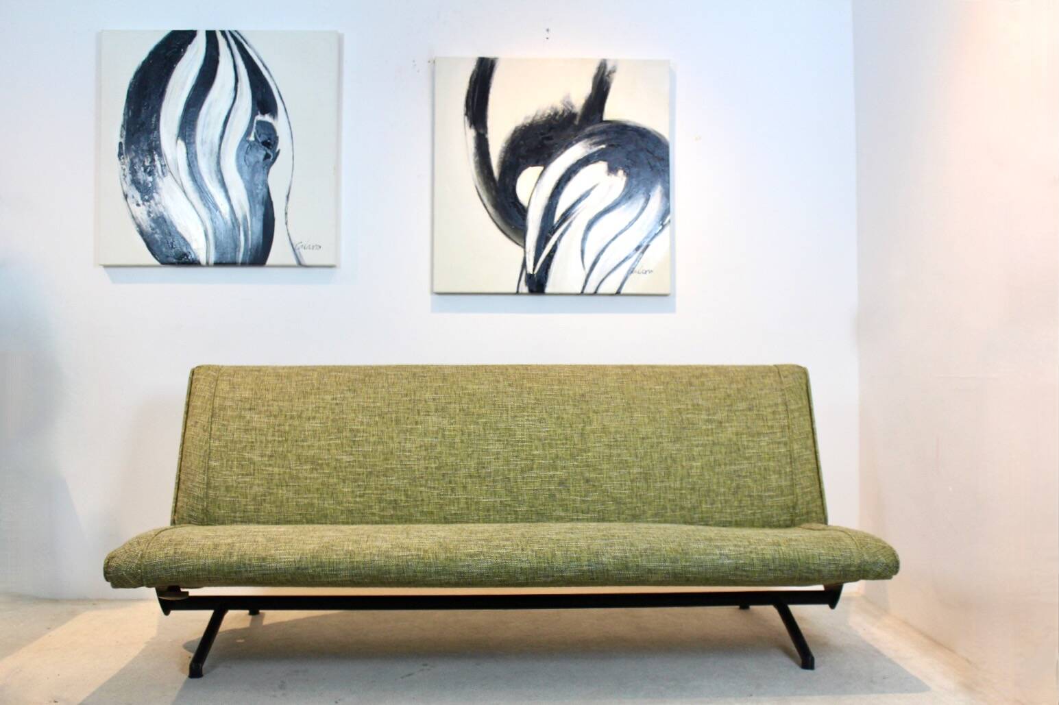Canapé-lit D70 par Osvaldo Borsani pour Tecno, 1954