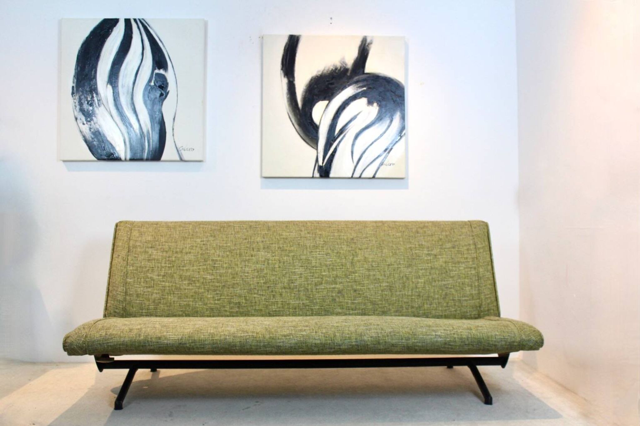 Canapé-lit D70 par Osvaldo Borsani pour Tecno, 1954