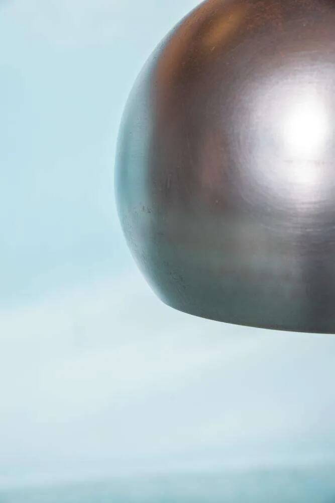 Ball lamp, raw brutalism, 1970s.