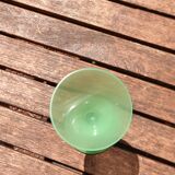Green standing opaline crystal