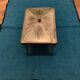 Vintage Art Deco Brass Butter Dish on Tray