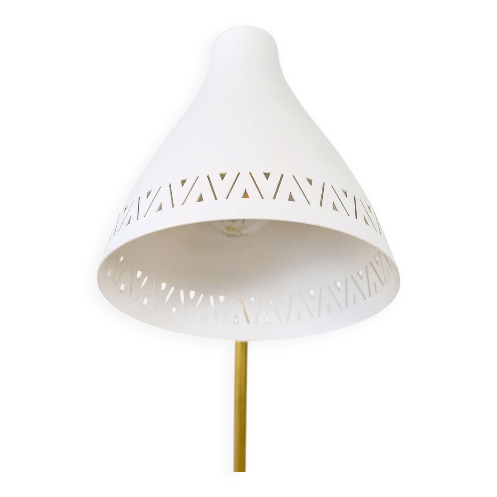Rare adjustable mid-century table lamp by Böhlmarks, 1940s, Sweden.