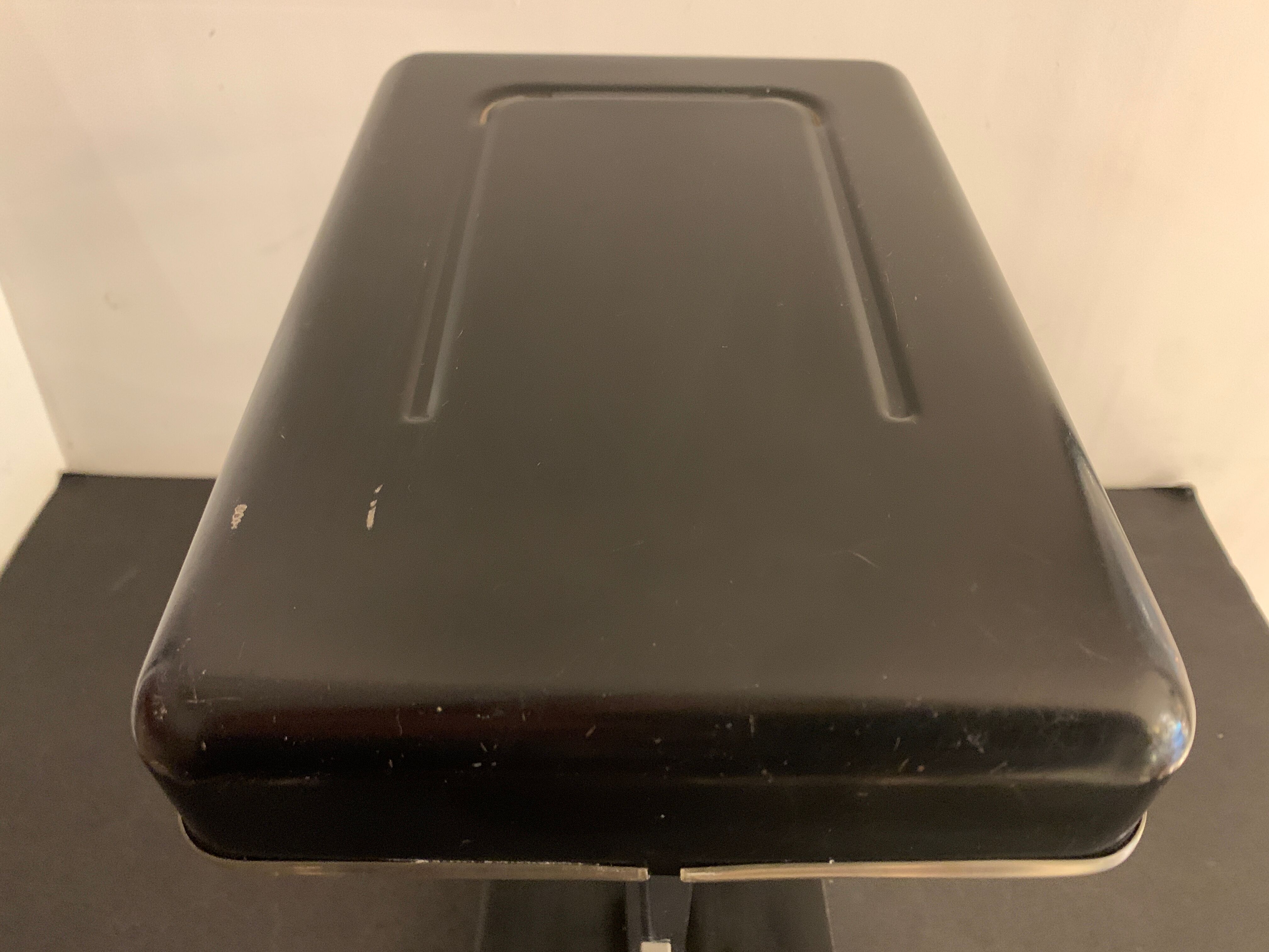 Adjustable Fase lamp, model Mini Fase in black metal, 1960