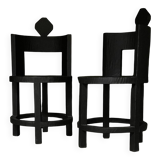 Pair of sculptural Room Studio chairs