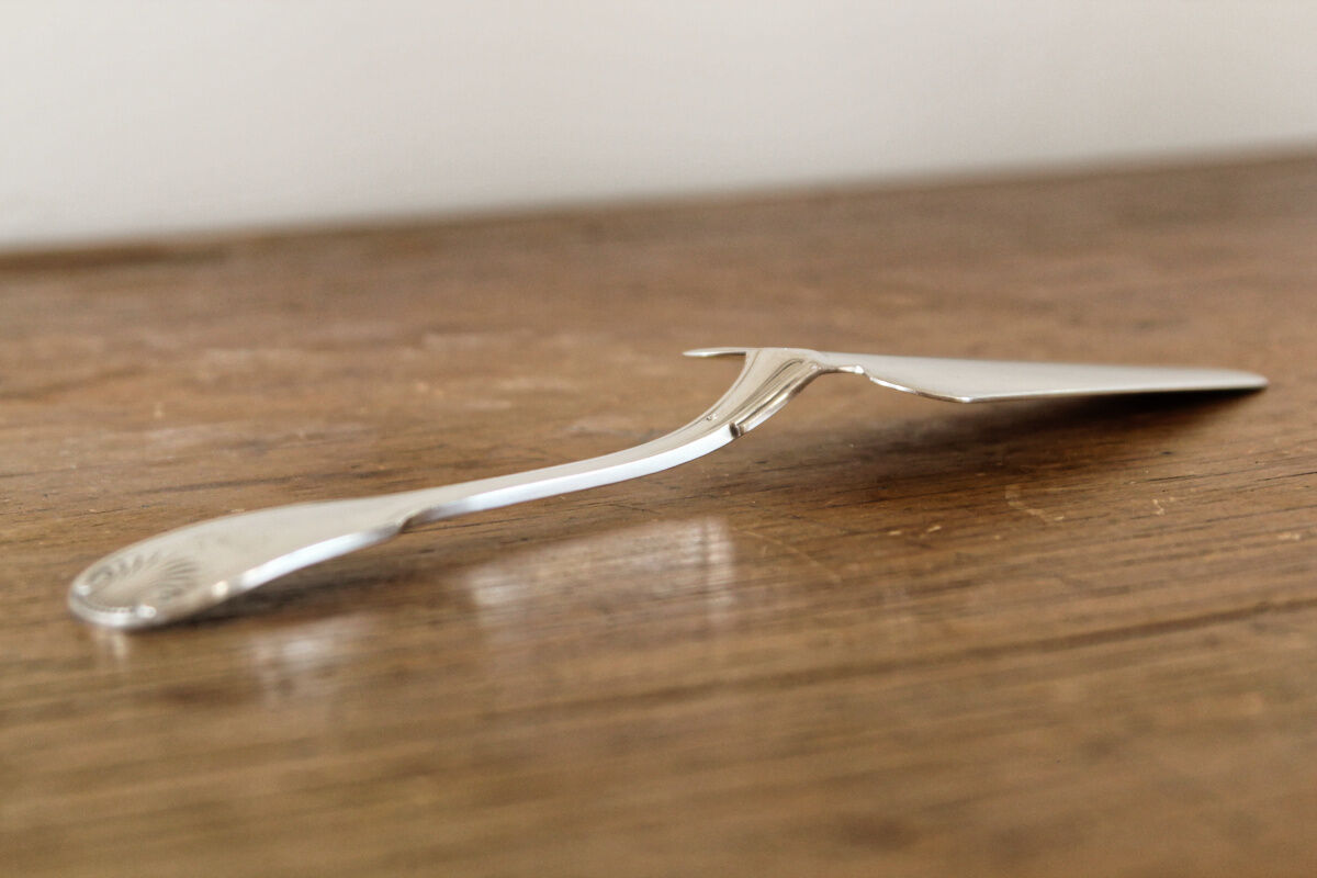 Christofle pie shovel, silver metal