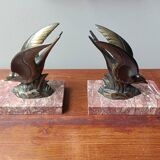 Art Deco Bird Bookends