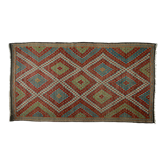 Anatolian handmade kilim rug 360 cm x 194 cm