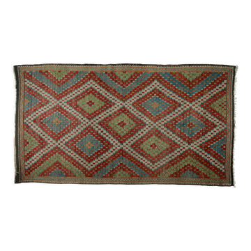 Anatolian handmade kilim rug 360 cm x 194 cm