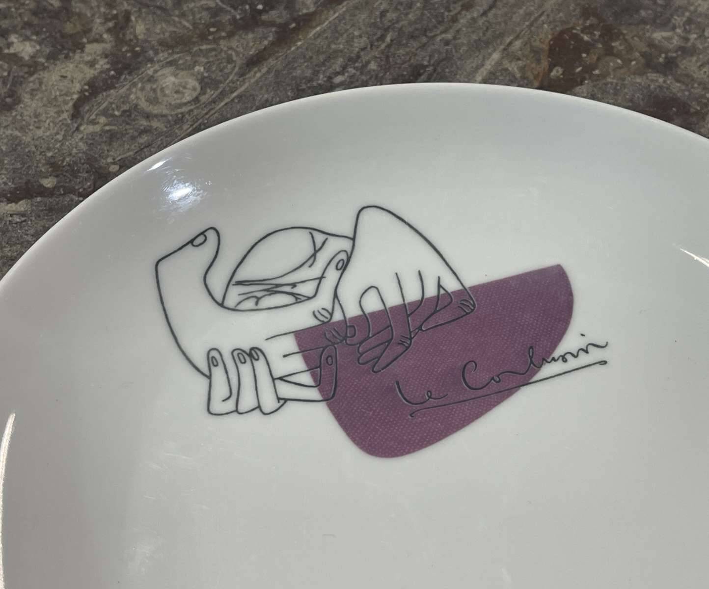 18-piece dinner service by Le Corbusier designed for Prunier restaurants