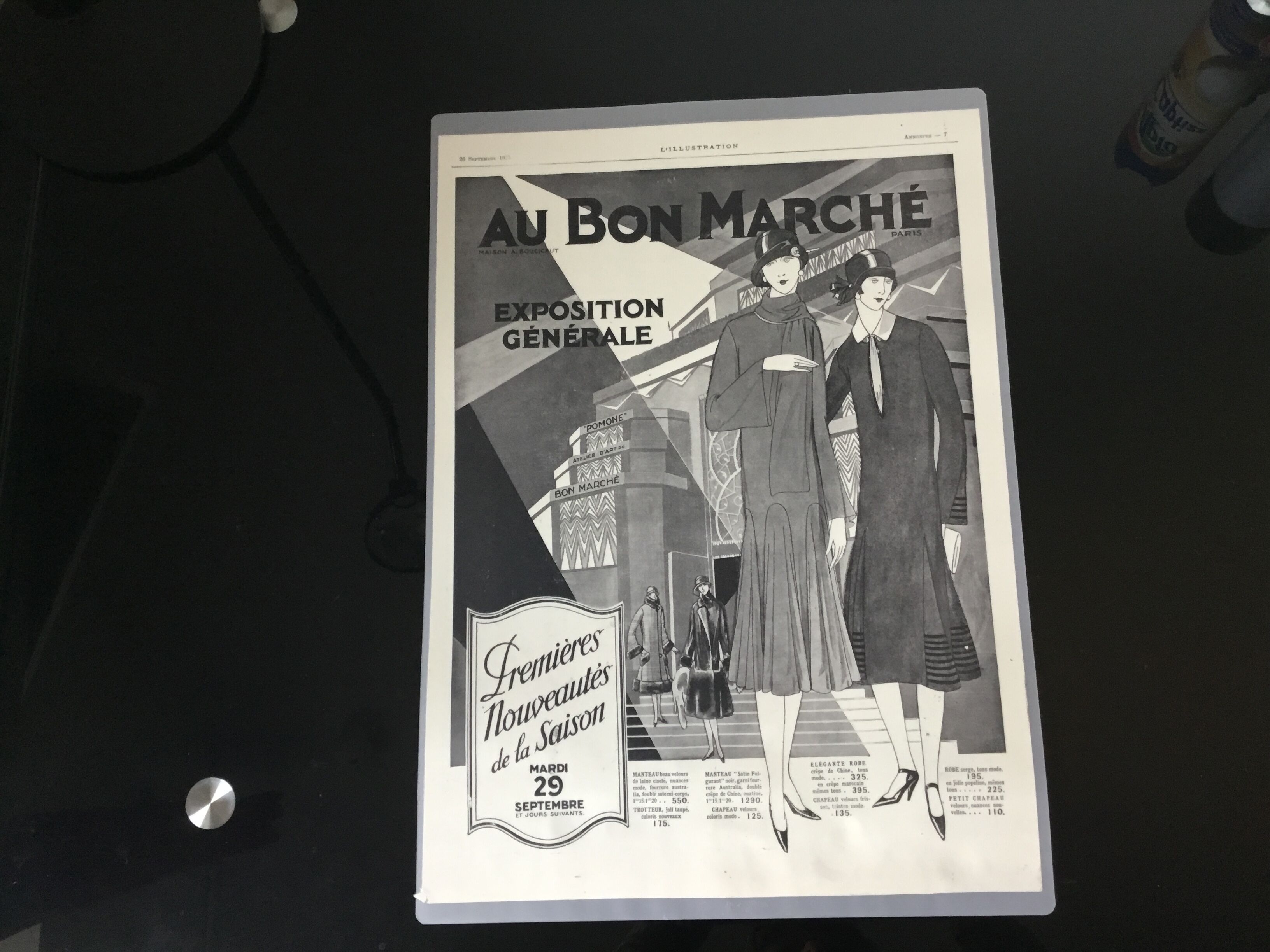 Vintage advertising to frame fashion at the right market