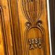 Pair of 19th-century walnut doors with walnut burl